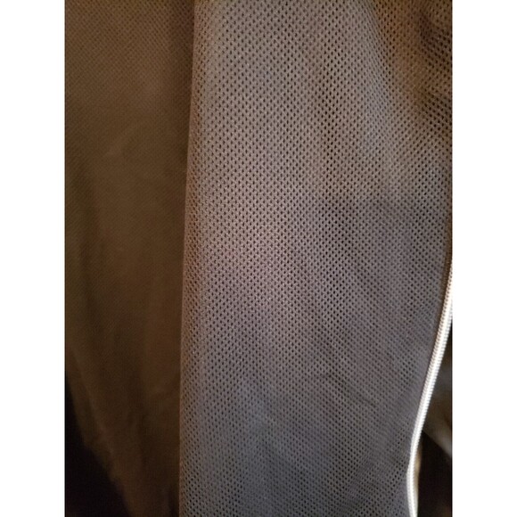 Lands' End Men's Jacket XL/T 46-48 Black Grey Full Zip Lightweight Packable - Picture 6 of 7